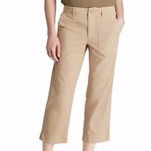 NEW Lauren Ralph Lauren Women's Tan Straight Ankle Pants